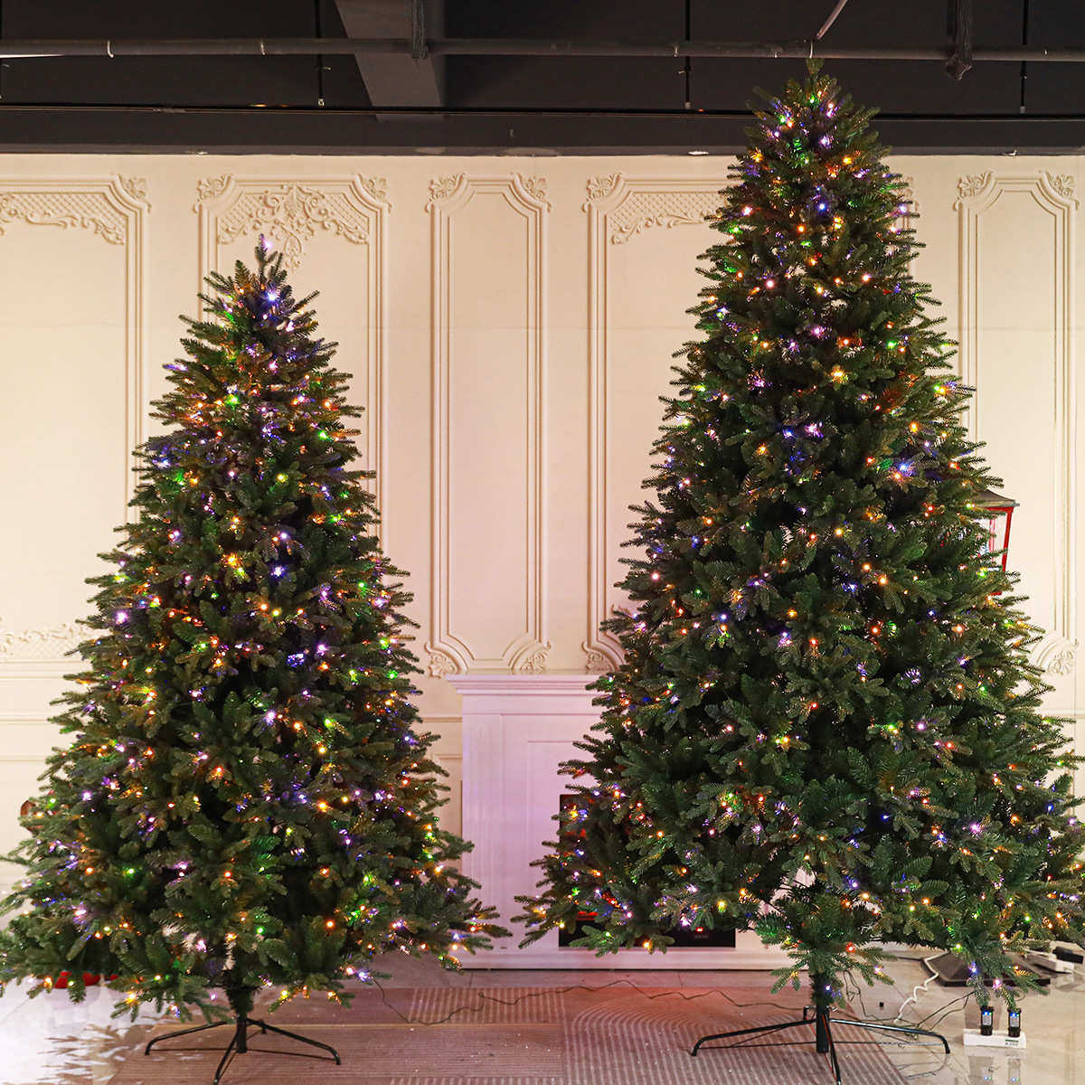PE混合加密带灯双色圣诞树现货圣诞节室内户外场景装饰树跨,节庆用品/礼品,圣诞树,淘宝优惠券,粉丝福利购,淘宝优惠卷