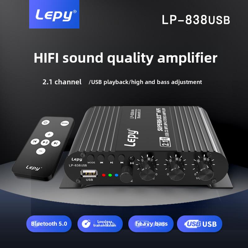 乐拍低音炮功率放大器2.1声道5.0蓝牙回放遥控器3D立体声电脑游戏