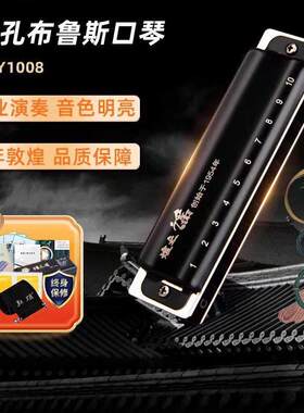 敦煌口琴10孔口琴布鲁斯12调初学入门演奏乐器煌之谣系列直销