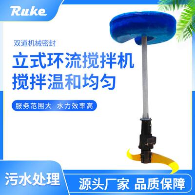 浮筒式潜水推进搅拌器 P/LHJ立式环流搅拌机河道污泥立式搅拌机
