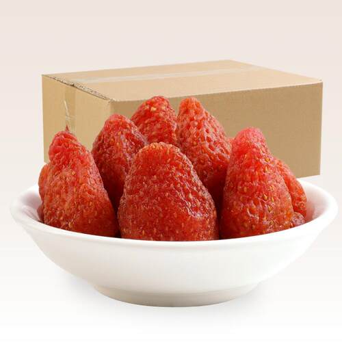 草莓干 20斤装 草莓果干 果脯蜜饯 水果干 厂家 办公休闲零食