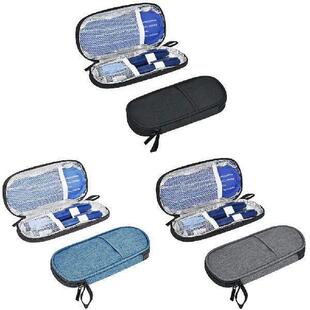 Portable Insulin Cooling Bag PU Waterproof Diabetic Pocket