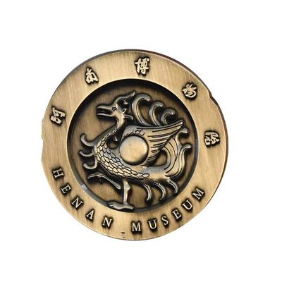 河南博物院青龙白虎朱雀玄武四神瑞兽金属瓦当冰箱贴复古磁吸摆件