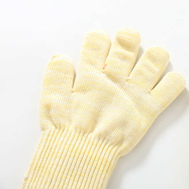 耐高温隔热500度5级防刺防割耐磨防滑双层加长加厚凯拉夫芳纶手套