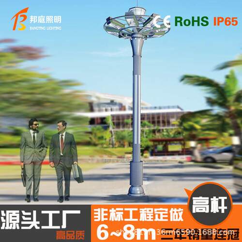 小区户外灯 亮化3米景观路灯头造型道路照 明施华一号 LED庭院灯