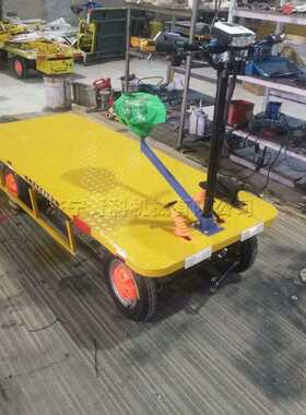 路桥工程电动平板运输车 小型电动托运车 铁路建设平板车