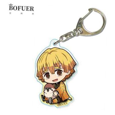 Hot Aanime Demon Slayer Acrylic Keychain Nezuko Cartoon Char