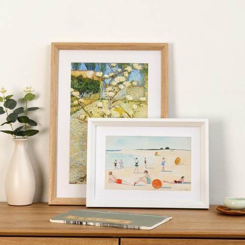 实木相框挂墙A3a4素描装裱画框4开8k拼图海报正方形展示 框架摆台