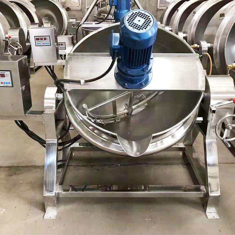海鲜酱加工设备 调味品制作设备 香菇酱火锅底料炒料机熬糖机器