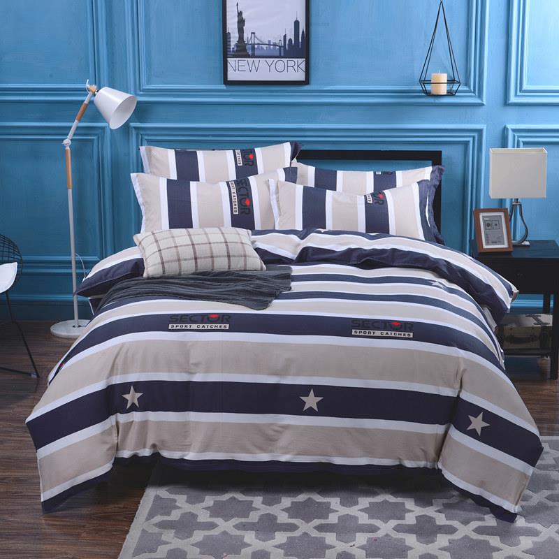 2205春IAT夏秋季新款全棉床四单件8套纯棉被套1米床上