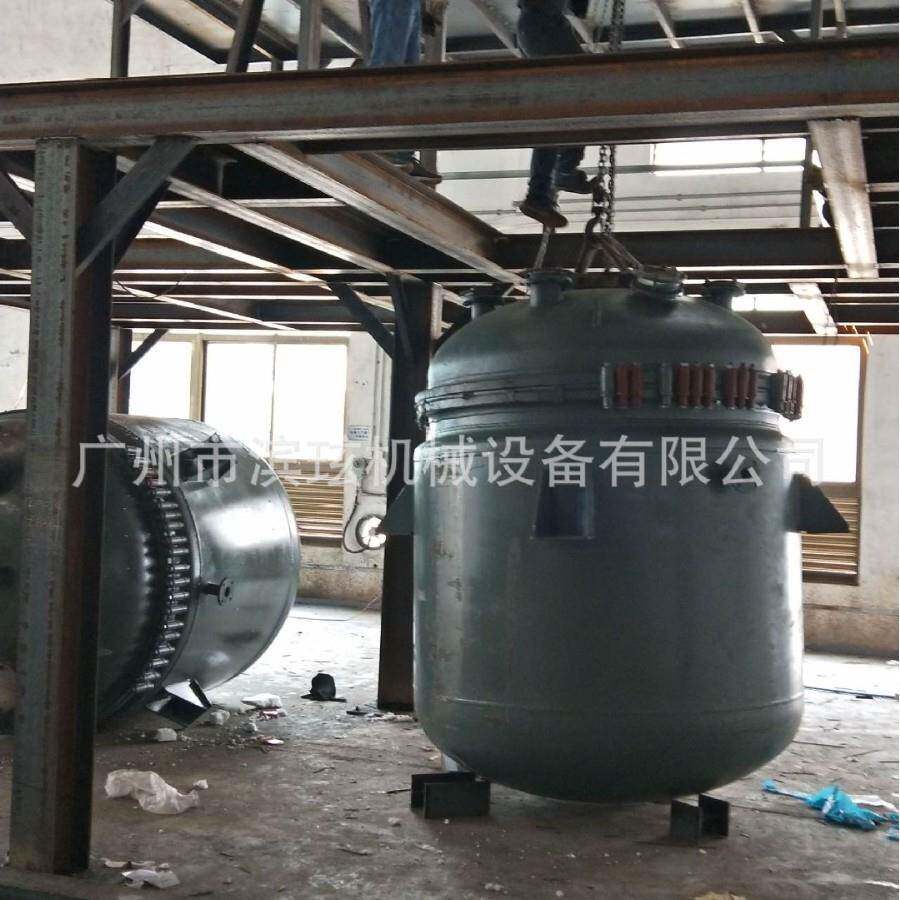 广东搪瓷釜5000L搪玻璃电加热反应釜蒸汽加热搪瓷反应罐