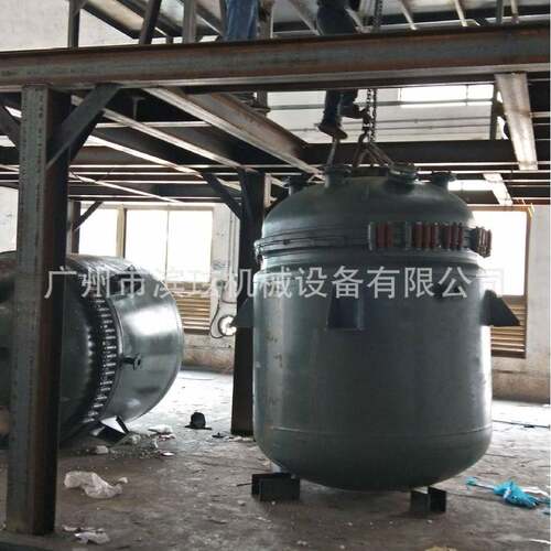 广东搪瓷釜5000L搪玻璃电加热反应釜蒸汽加热搪瓷反应罐