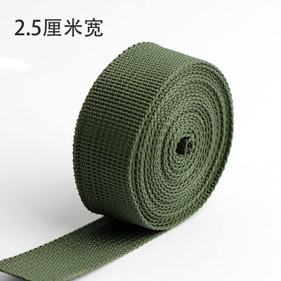 行李箱美国绿色背包帆布织带缎带