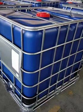 现货全新1000LIBC吨桶化工塑料方桶加厚铁架子桶1吨白色滚塑