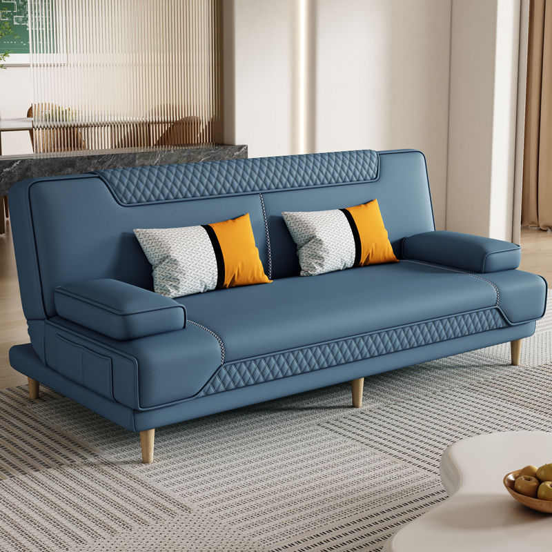 简易可折叠沙发床两用乳胶公寓小户型多功能双人家用客厅懒人QDF