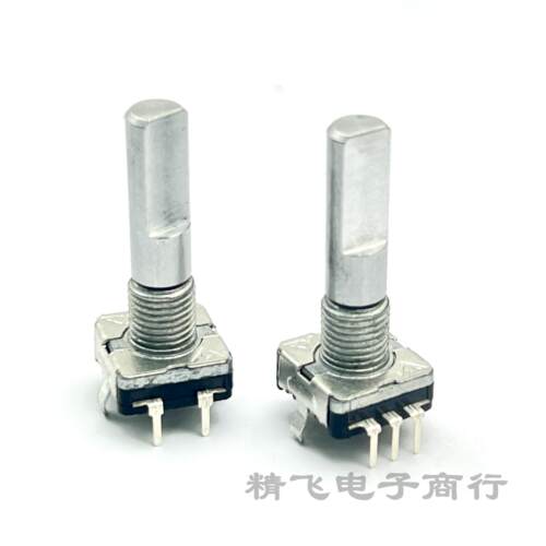 EC11编码器 16定位数字脉冲防水带按开关柄长25mm