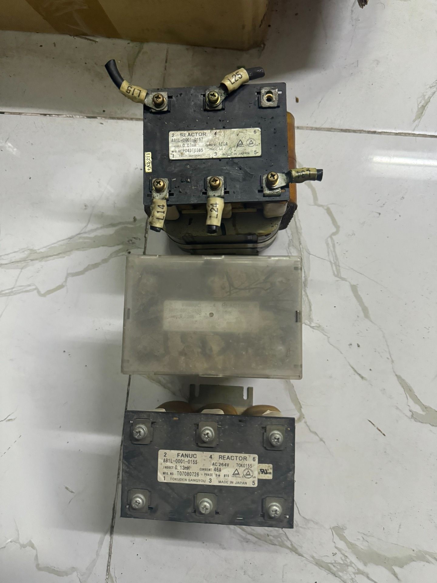 三个发那科电抗器  一个大的两个小的一起 1000 包邮