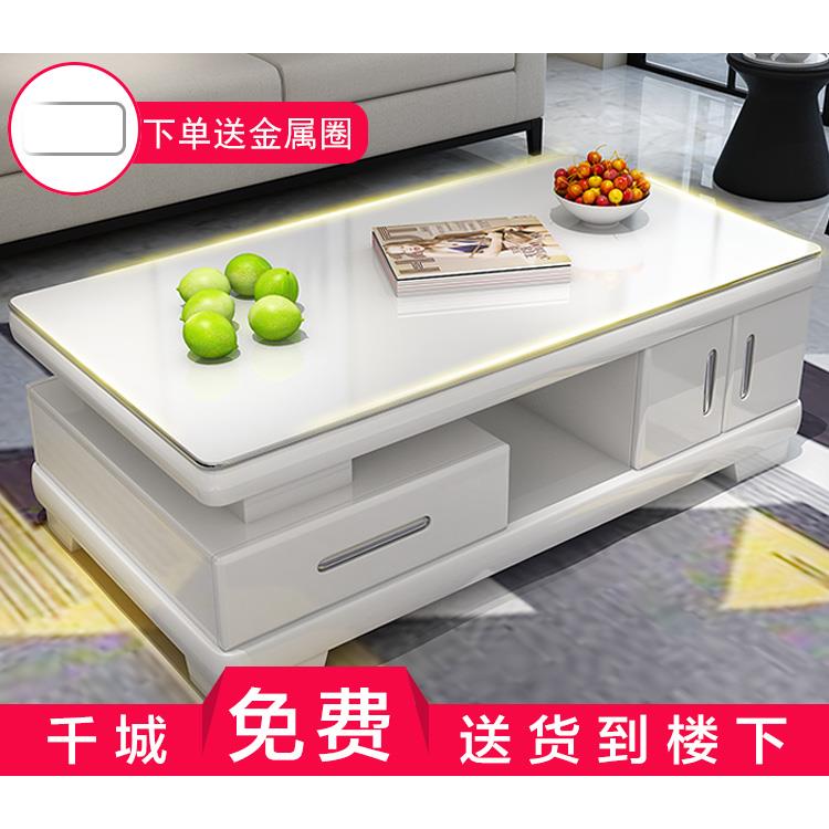 茶几小户型简约现代花几电视柜组合茶桌玻璃茶几桌客厅家用家俱