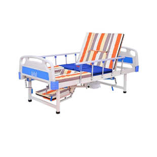 多功能翻身护理床厂家供应带便孔全曲护理床养老院ABS多功能病床