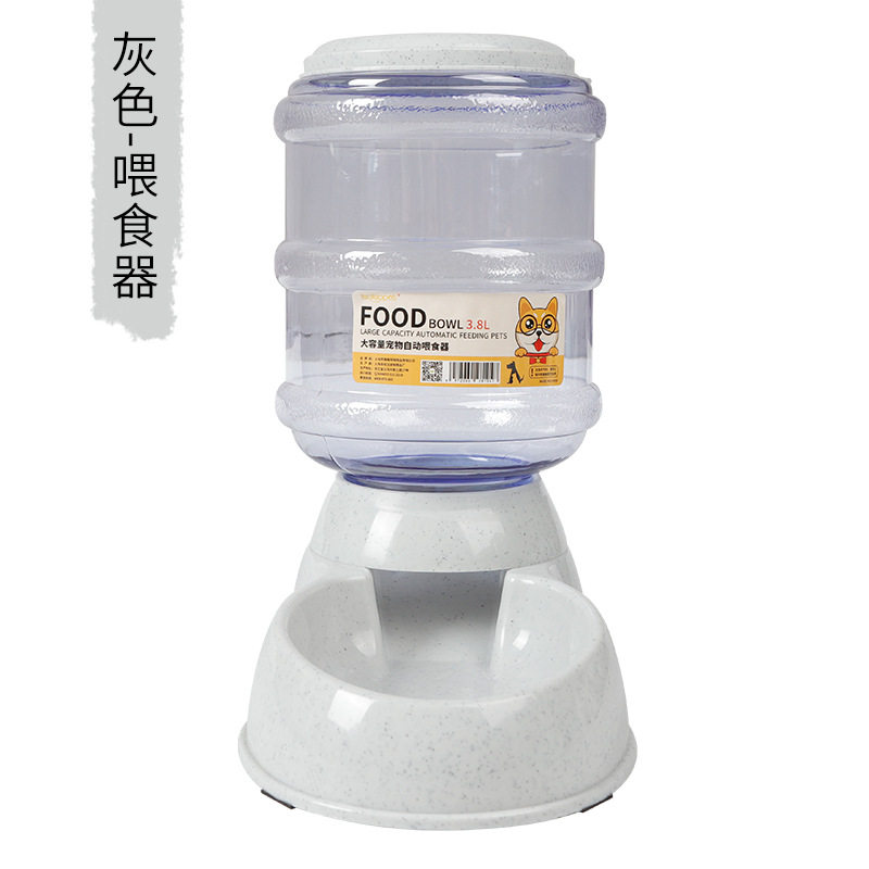 狗盆狗碗双碗自动饮水器泰迪金毛狗狗猫咪宠物自动喂食器大型犬