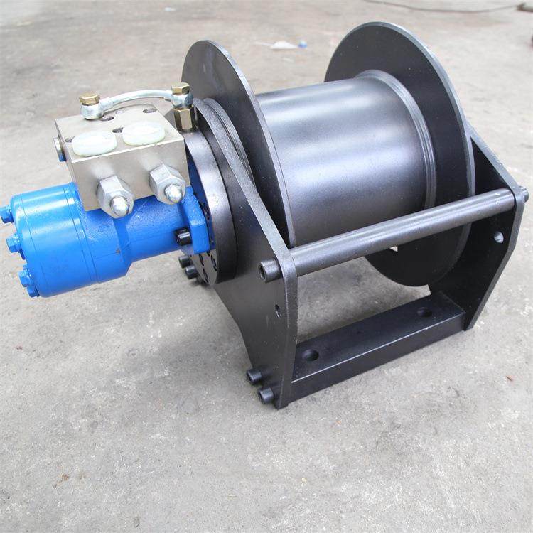 1吨家用液压卷扬机 叉车回吊机 油压绞车轮船用吊机 维护方便