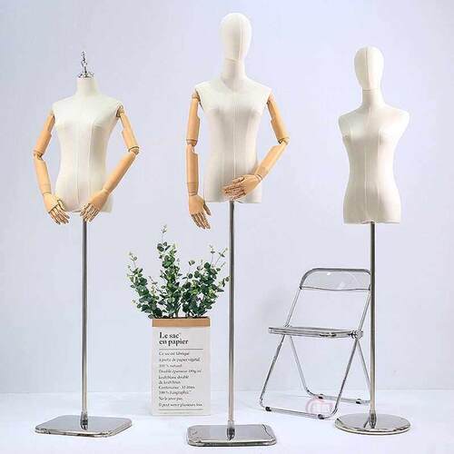 服装店全身半身斜肩女模特k型流行风格模特道具假人平肩橱窗道具