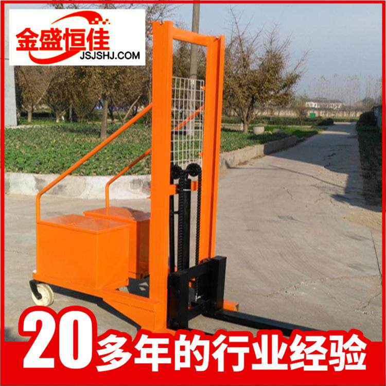 江苏泰兴叉车供应0.5吨手动配重式堆高车电动配重式升高车1.6米