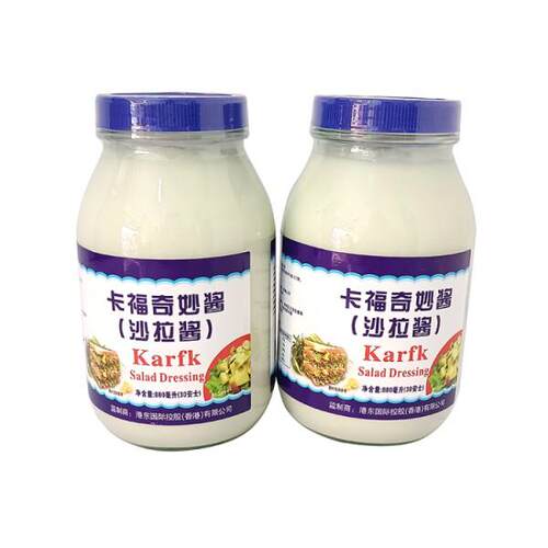 卡福奇妙酱沙拉酱商用三明治蔬菜沙拉调味酱880ml果蔬沙拉酱西餐
