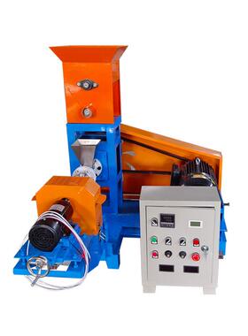 DGP-40型号小型狗粮机宠物饲料膨化机浮水鱼饲料颗粒机鸟粮机