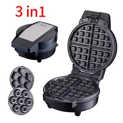 3 in 1 Waffle Cake Maker donut machine 华夫饼机蛋糕甜甜圈机