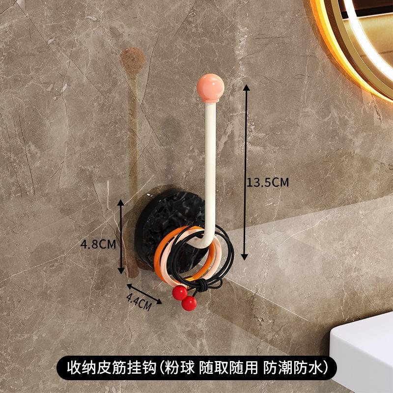 卫生间发圈发箍发绳收纳架神器墙上头花壁挂首饰发饰夹皮筋挂钩
