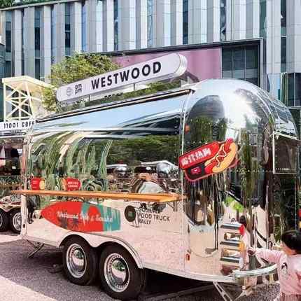 四烧烤电动餐商车夜市流动小吃轮多功能美用食移动炸串摆摊98538