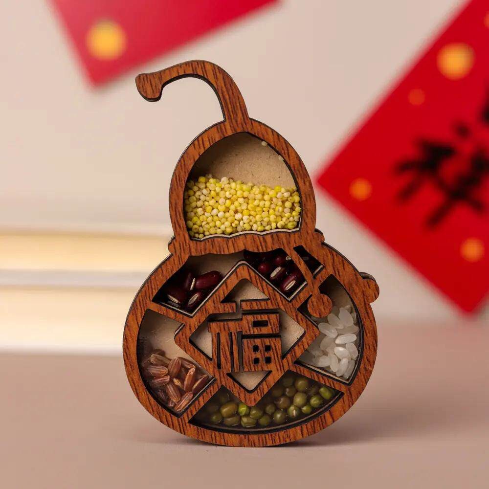 居家好物 五谷丰登福禄冰箱磁性贴个性创意磁铁乔迁结婚新年福字