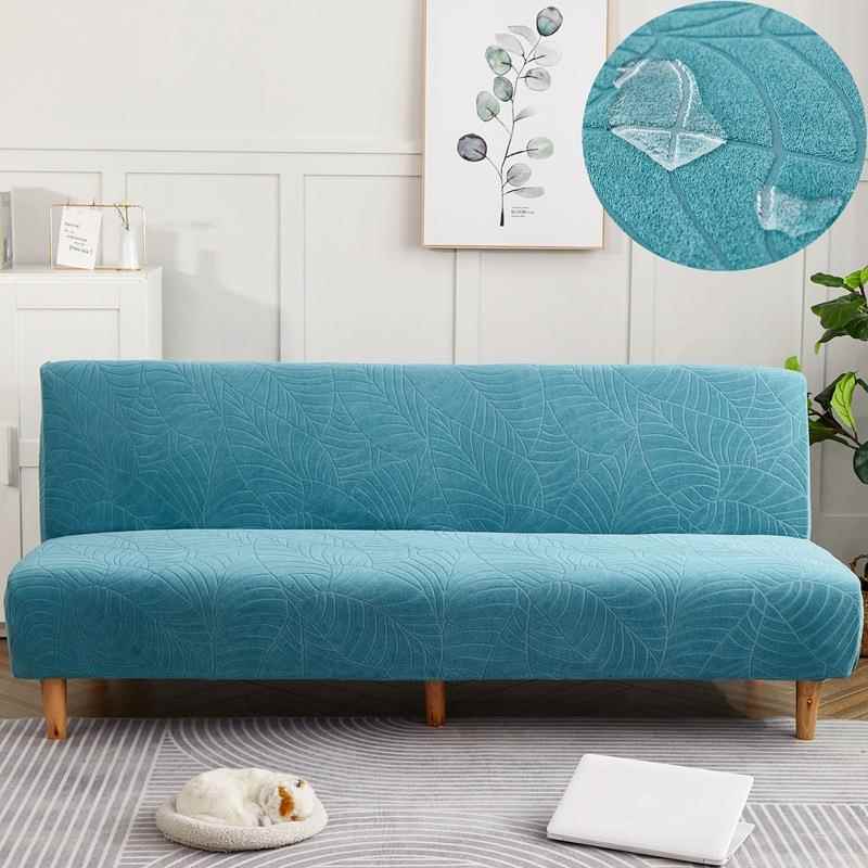 5套ZF76TH785W防水无手沙发套罩扶全包子垫巾笠布弹力两用折叠沙