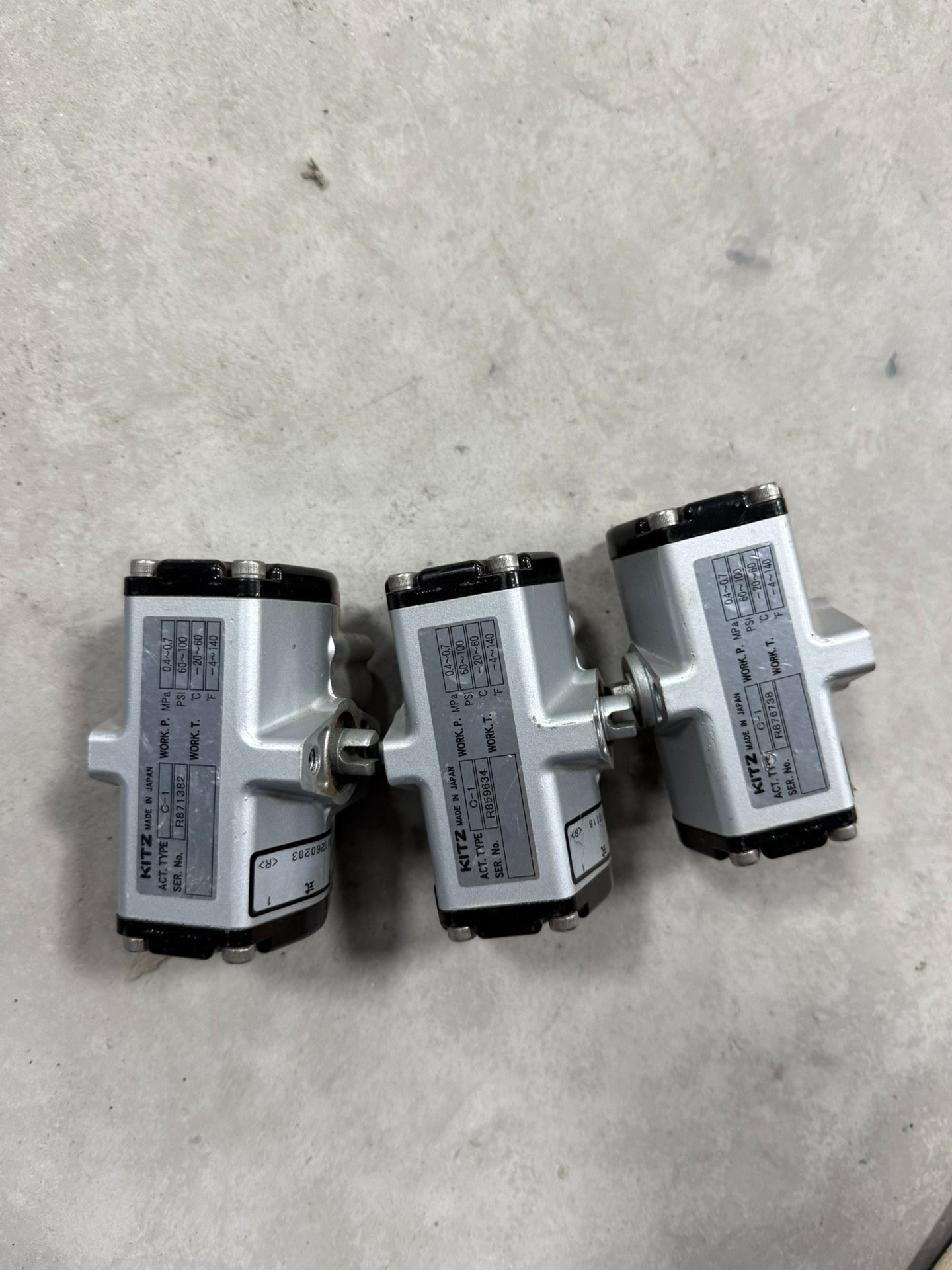 日本进口北泽气控阀KITZ气阀，数量三个，需要联系
