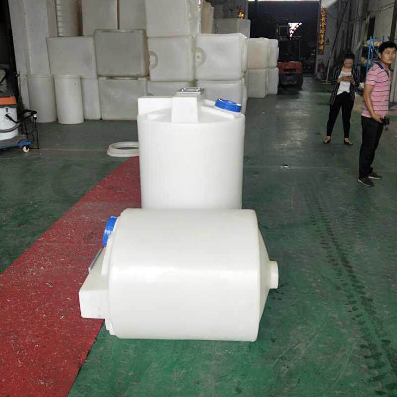 厂家直供滚塑pe锥底300L防腐洗洁精搅拌桶 耐酸化工溶液加桶