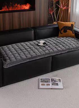 Velvet Tufted Seat Cushion Long Sofa Bench Furniture Cover