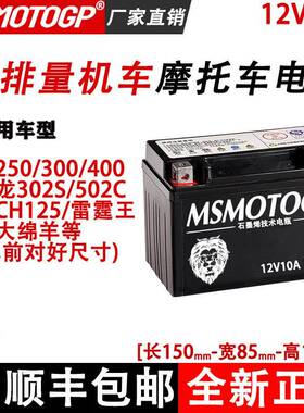 12V摩托车电瓶YTX9-BS川崎Z1000小忍者250忍者300忍者400干蓄电池