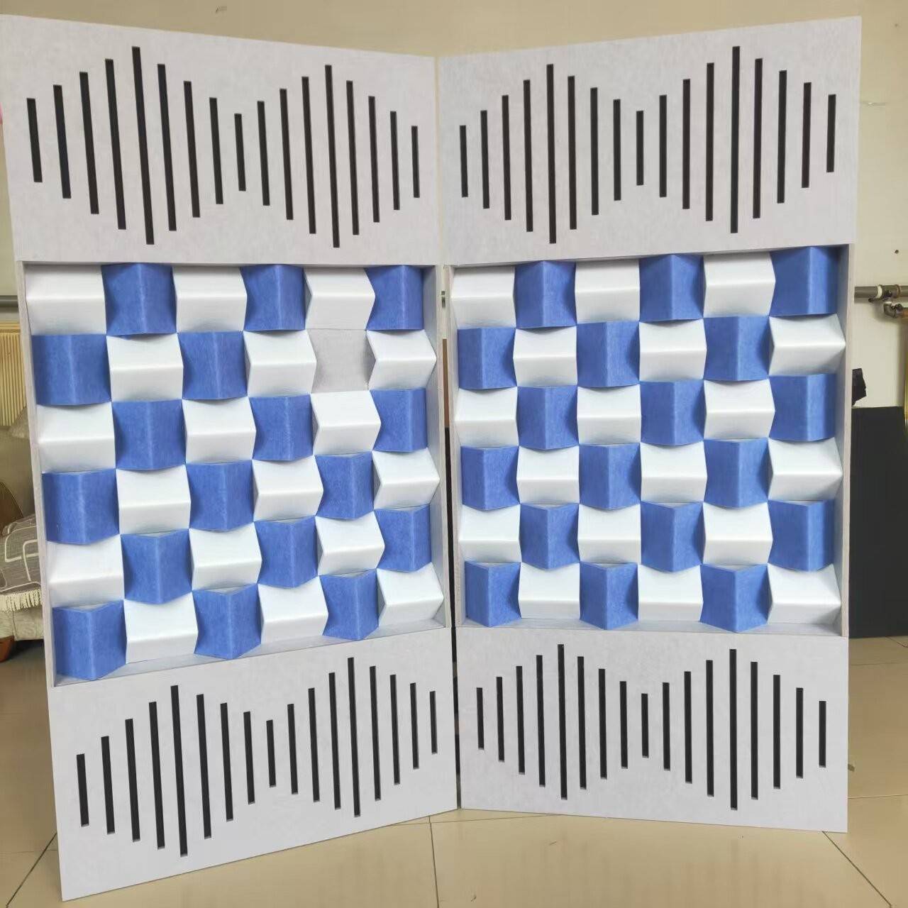 吸音扩散板声学材料家庭影院录音棚直播间音响低频陷阱吸音体制作