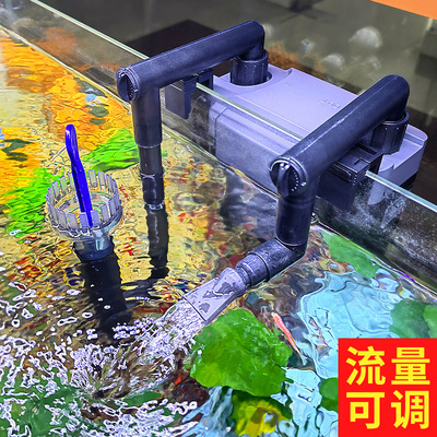 森森鱼缸过滤器过滤制氧一体机净水循环三合一水泵壁挂式过滤桶