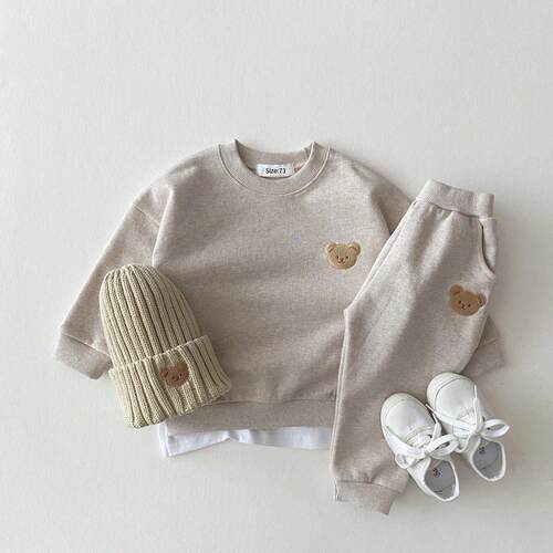 Fashion Toddler Baby Boys Girl Fall Clothes Sets Baby Girl C