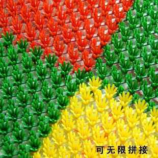 进门入户除尘蹭土刮泥垫可无限拼接人造草坪防滑脚垫塑料门垫地垫