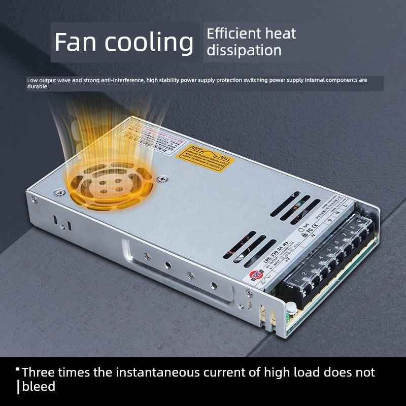 深圳明伟LRS-350W直流24V12伏开关电源N3三倍电流电机专用变压器
