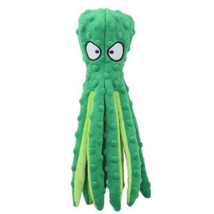 Plush Dog Toys Octopus Squeaky Dog Toys For Teething Soft Du
