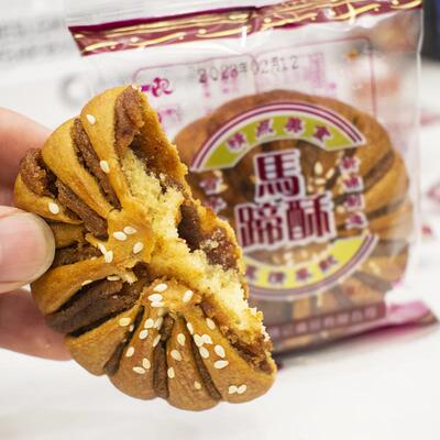 江阴特产马蹄酥芝麻红豆味酥饼传统休闲糕点心小包装零食早餐代餐