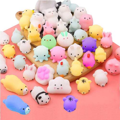 Cute Mochi Animal Toys For Slow Rising Squeeze Squishy