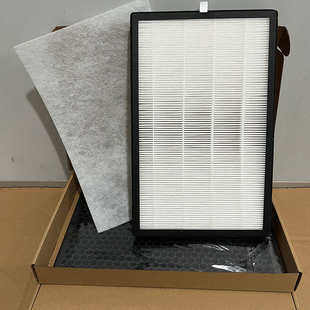 适配Tefal特福空气净化器PU4015 PU4025Hepa集尘活性炭过滤网滤芯