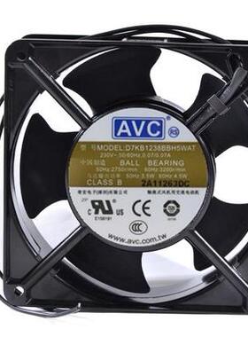 AVC12038交流风机220VD7KB1238BBH5WAT机柜散热风扇