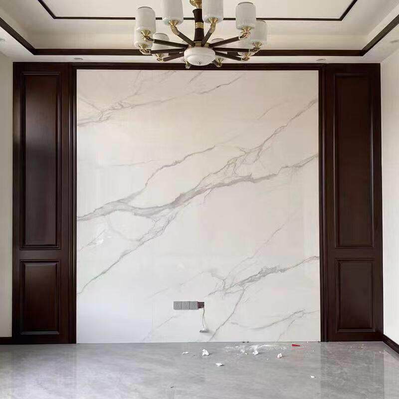 新中式电视背景墙多层实木烤漆护墙板客厅沙发胡桃木边框床头卧室