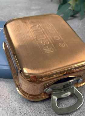 304锈烘培钢芝士铜碗双耳盘子餐烤箱具水果点心盘创意92144小玩不